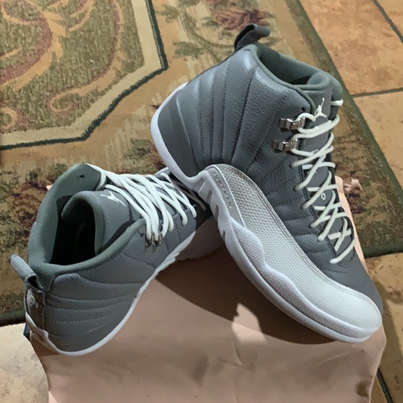 Air Jordan 12 Men’s Retro Stealth Shoes (Premium) - Picture 3 of 11